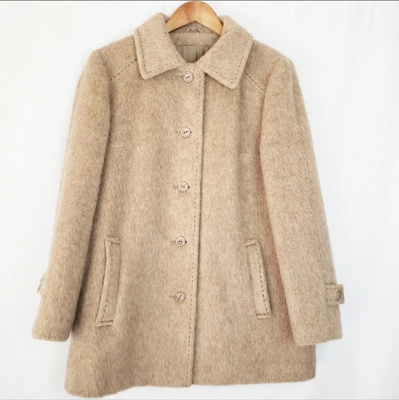 𝅺ADORABLE Vintage 100% Llama Wool Coat EVC 🦙❤️ - Picture 9 of 10